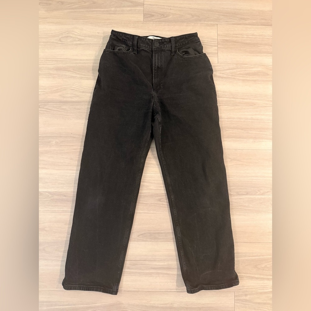 Hollister Curvy Ultra High-Rise Black Jeans